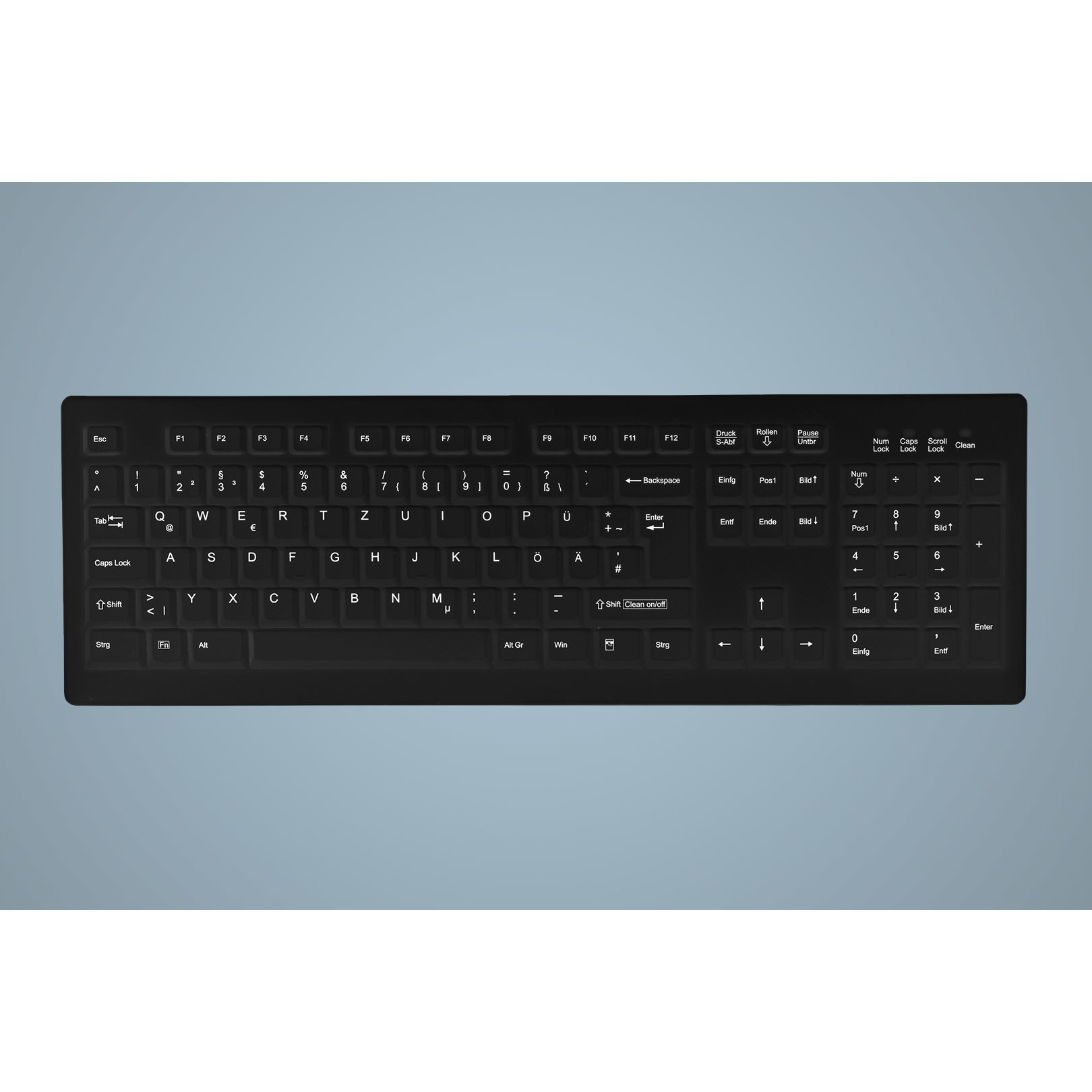 Tastierë me kabllo Cherry AK-C8100 / German Layout - Zezë - Figura 2