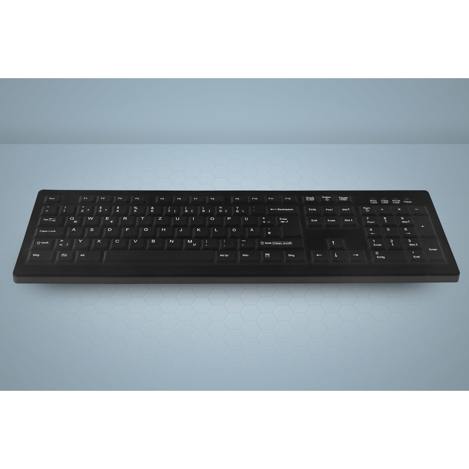 Tastierë me kabllo Cherry AK-C8100 / German Layout - Zezë - Figura 4