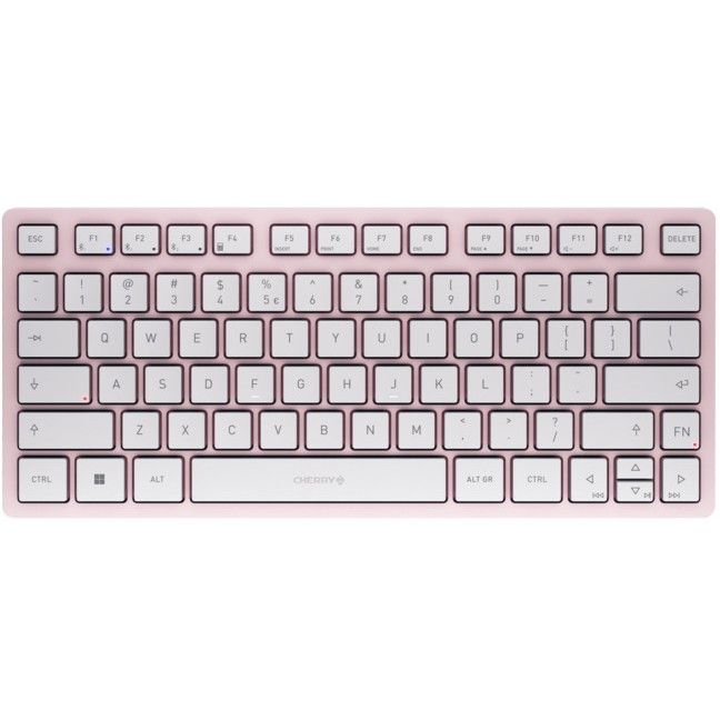 Tastierë pa kabllo Cherry KW 7100 Mini BT / QWERTY - Rozë