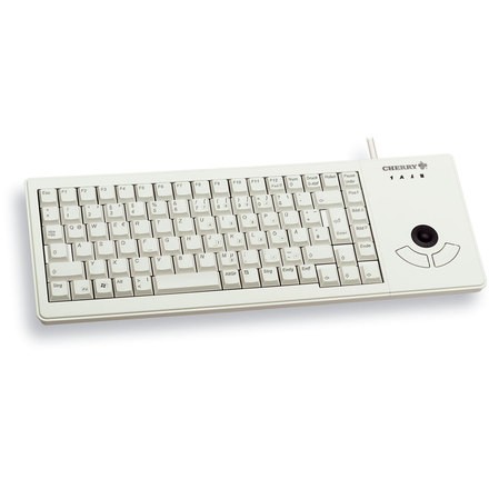 Tastierë me kabllo CHERRY G84‑5400 Trackball / US Layout – Gri e Hapur - Figura 2