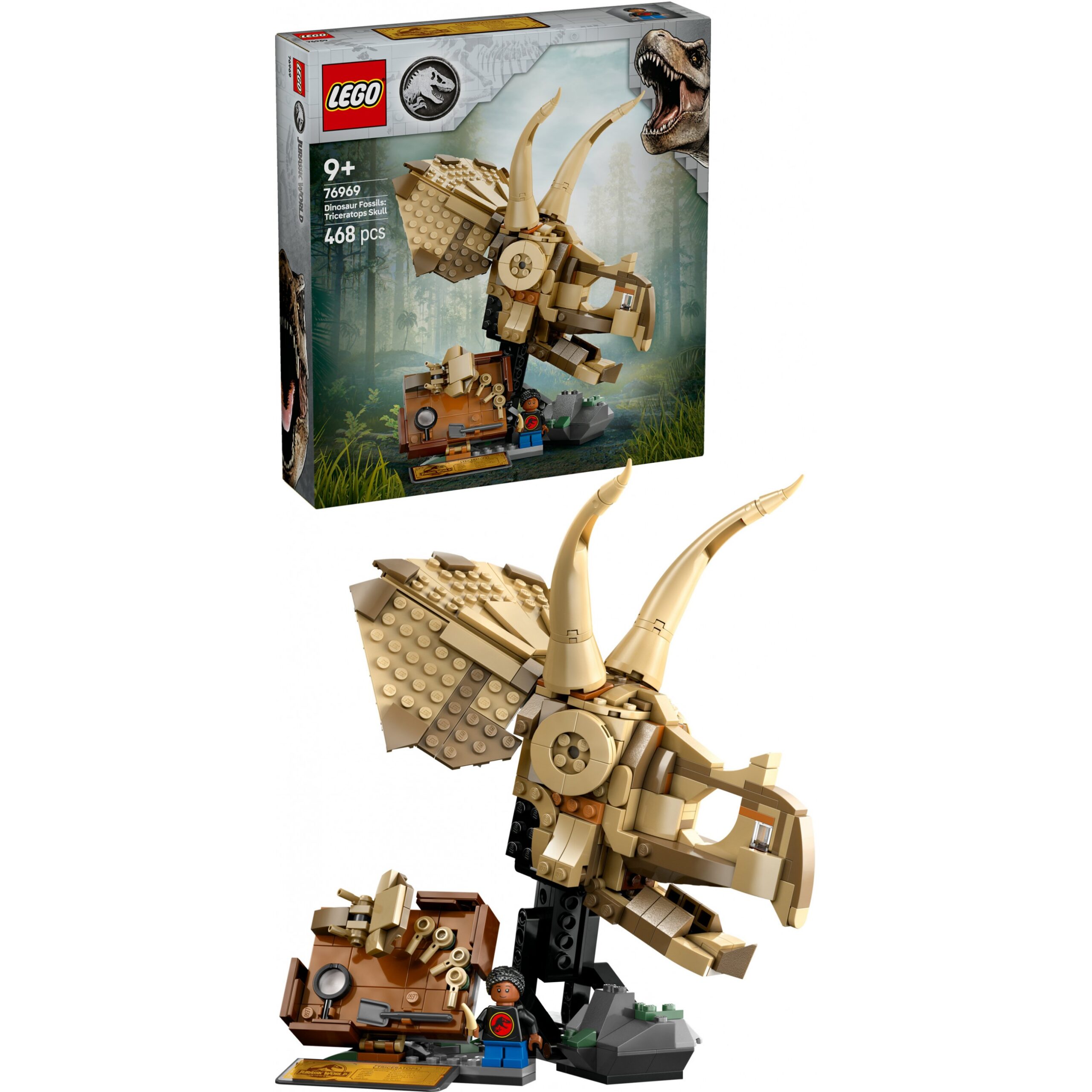 LEGO 76969 Jurassic World Dinosaurier-Fossilien: Triceratops - Figura 3