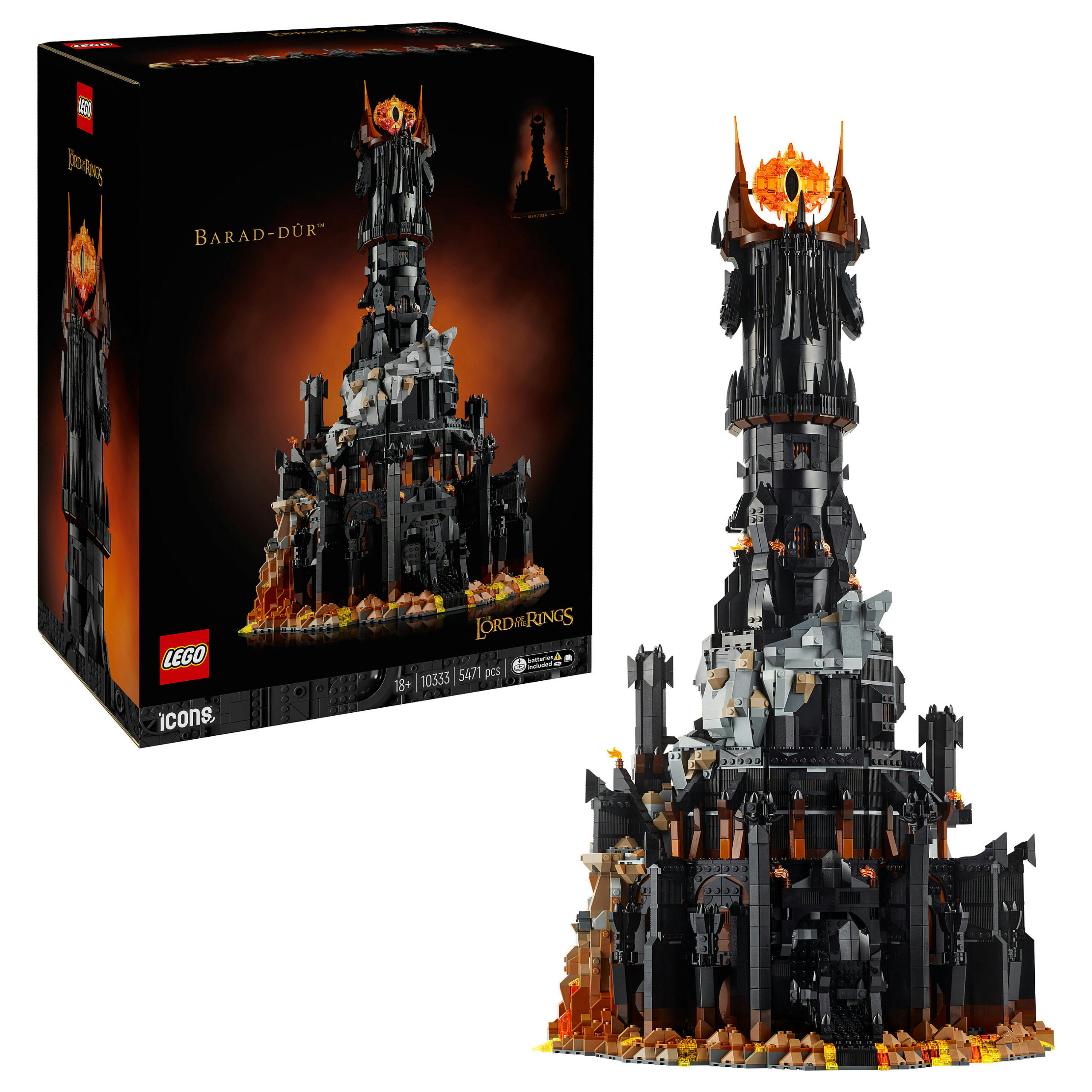 Lego Icons The Lord of the Rings Barad-dûr - Figura 4