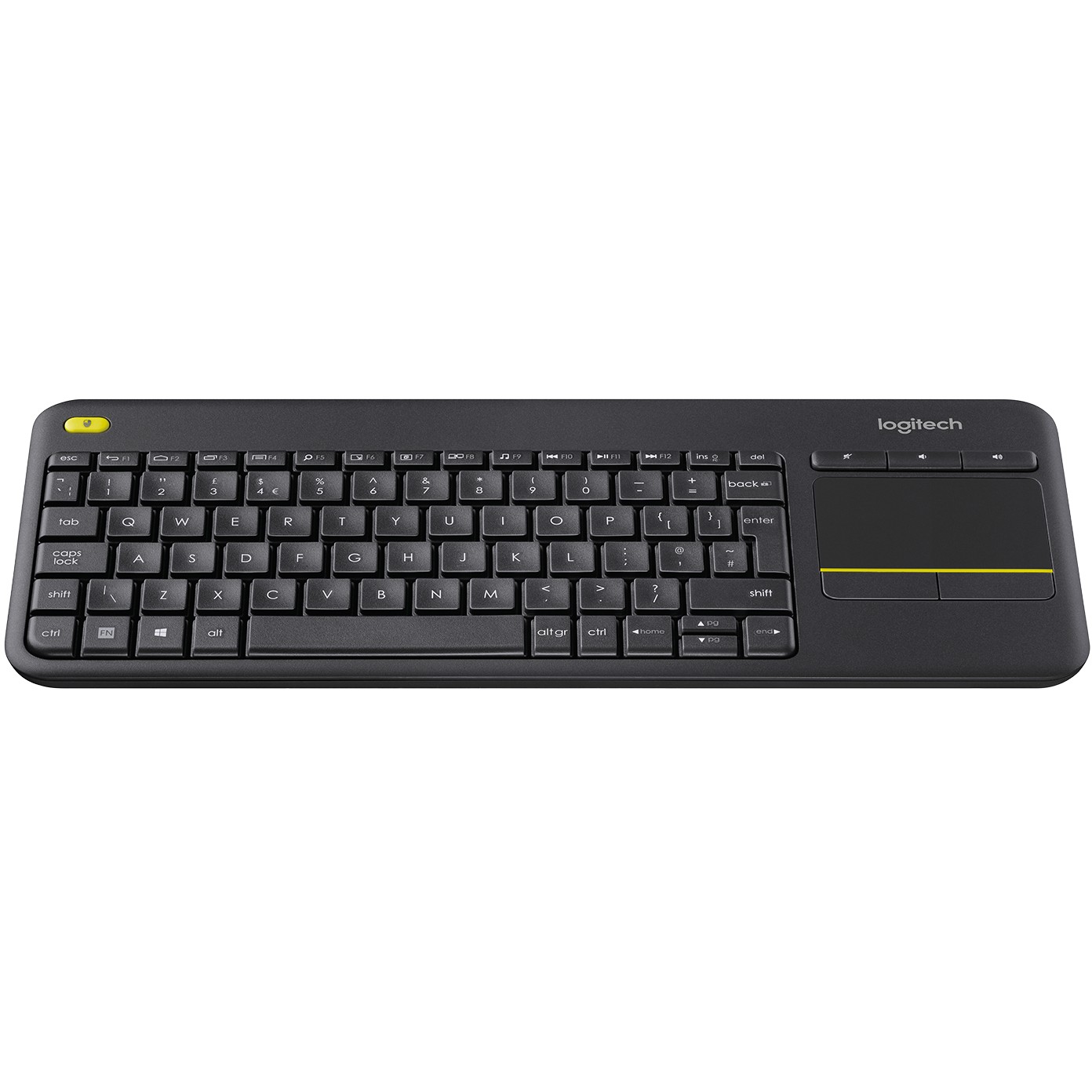 Tastierë pa kabllo Logitech Wireless Touch K400 Plus / Swiss Layout – Zezë - Figura 3