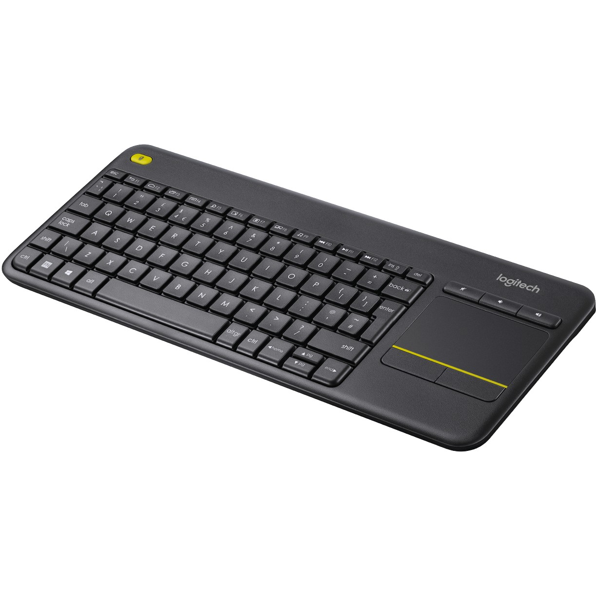 Tastierë pa kabllo Logitech K400 Plus Touchpad / Czech Layout - Zezë
