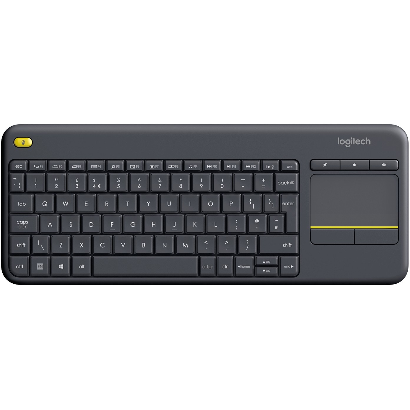 Tastierë pa kabllo Logitech K400 Plus Touchpad / Czech Layout - Zezë - Figura 4
