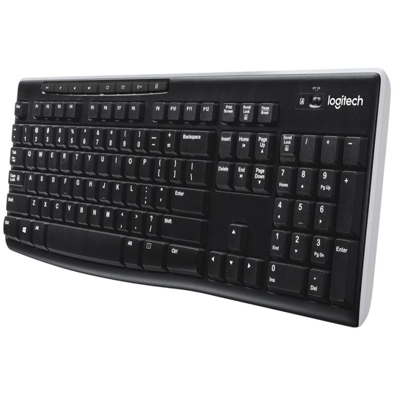 Tastierë pa kabllo Logitech K270 / QWERTY- Zezë - Figura 2
