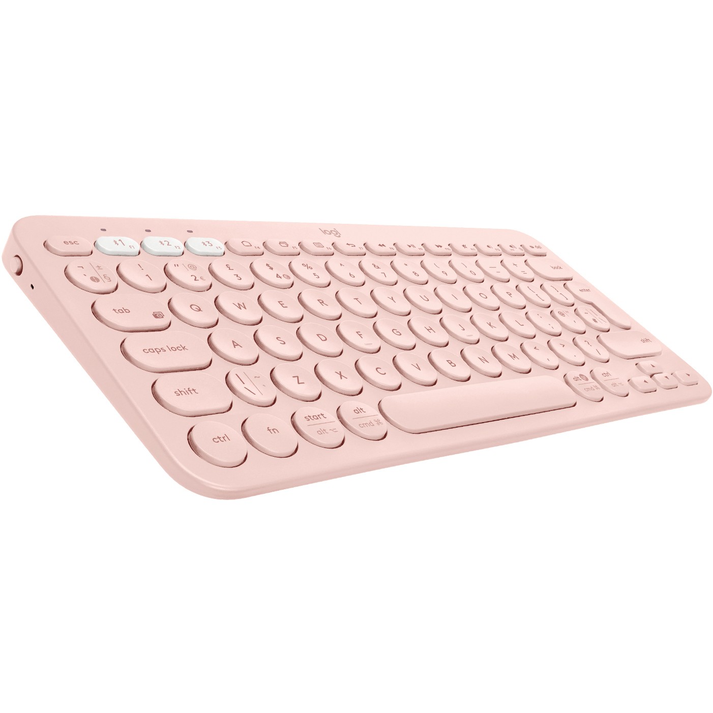 Tastierë pa kabllo Logitech K380 / QWERTY - Rozë