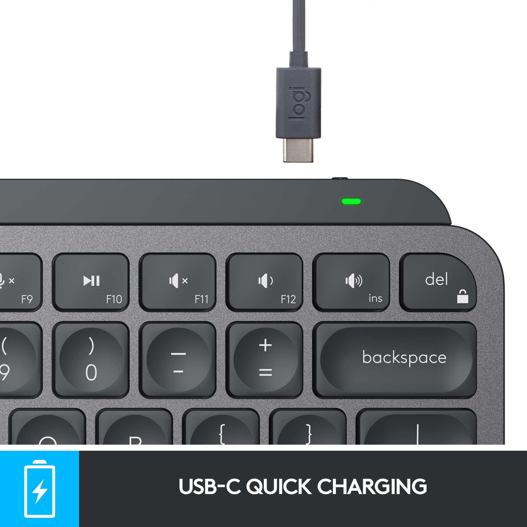 NL Logitech MX Keys Mini Wireless Keyboard Dark Grey USL - Figura 5