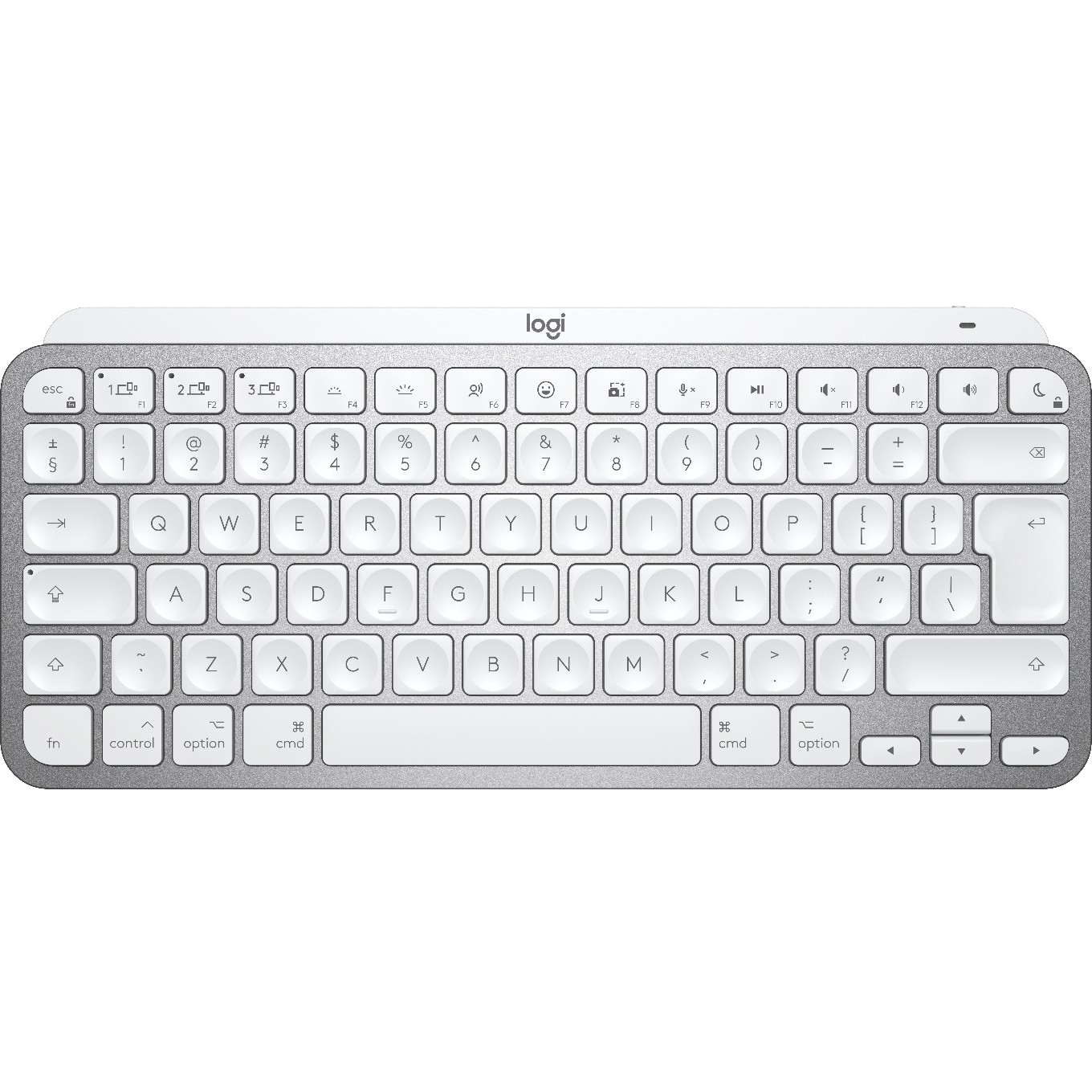 Tastierë pa kabllo Logitech MX Keys Mini for Mac Illuminated / QWERTY – Gri
