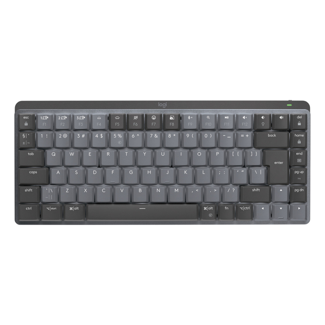 Tastierë pa kabllo MX Mechanical Mini / QWERTY / US Language – Zezë / Gri