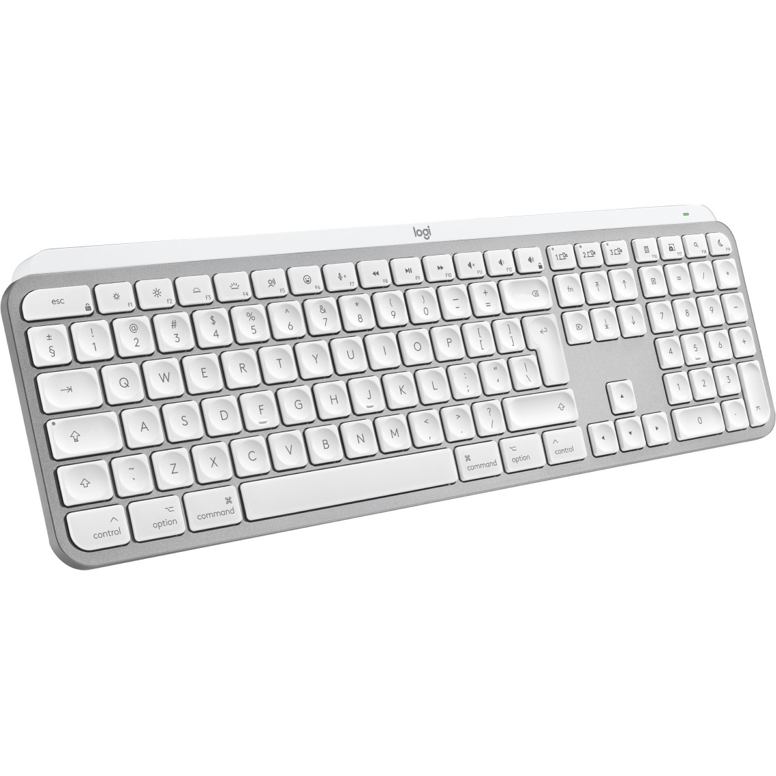 Tastierë pa kabllo Logitech MX Keys S / For Mac - Bardhë / Argjendi - Figura 3