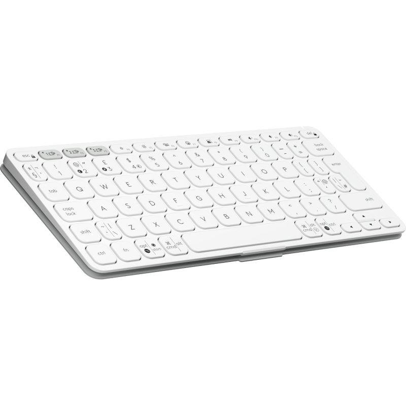 Tastierë pa kabllo / Logitech Keys-To-Go 2 / US Layout - Bardhë - Figura 2