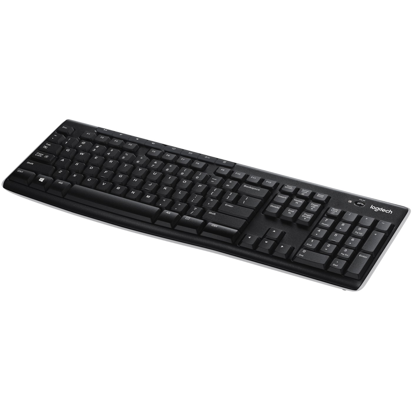 Tastierë pa kabllo Logitech K270 / QWERTY - Zezë - Figura 5