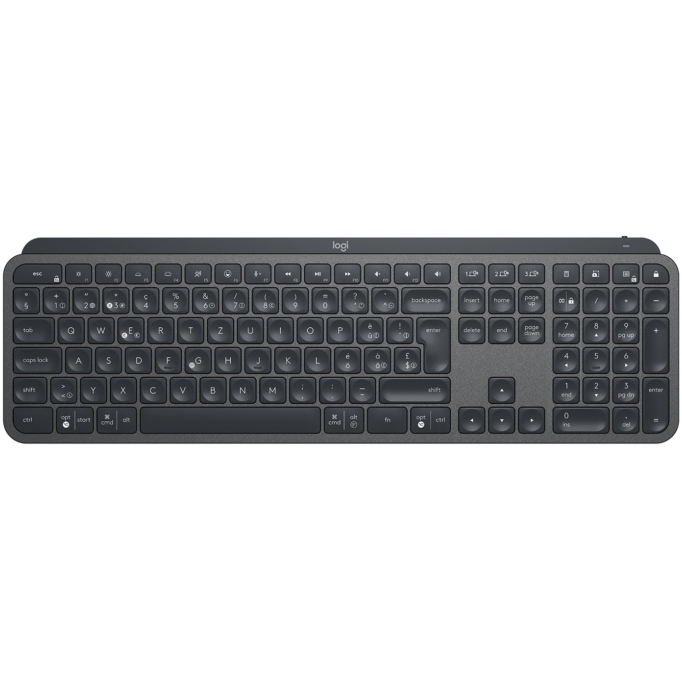 Tastierë pa kabllo MX Keys for Business / Swiss Layout - Grafit - Figura 4
