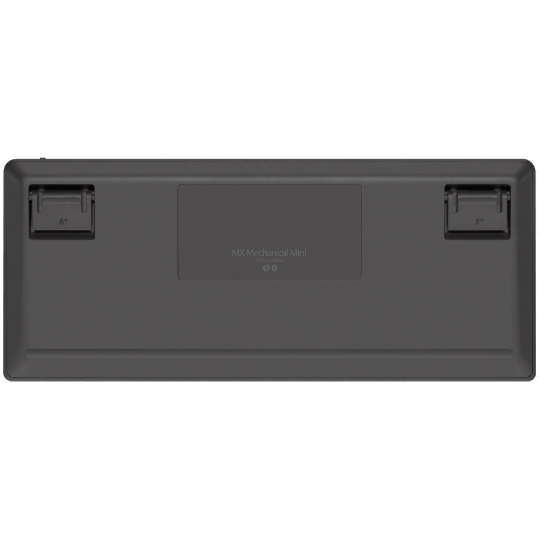 Tastierë pa kabllo MX Mechanical Mini / Illuminated / QWERTY - Zezë / Gri - Figura 4
