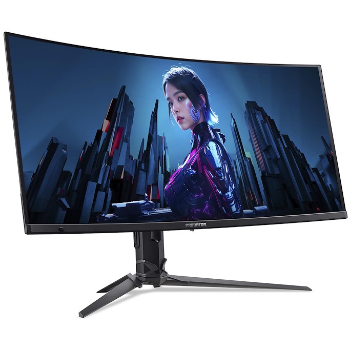 Monitor Gaming i lakuar Acer Predator X34X5b / 34" UltraWide Quad HD 240Hz 0.1 ms QD-OLED Curved / e zezë - Figura 2