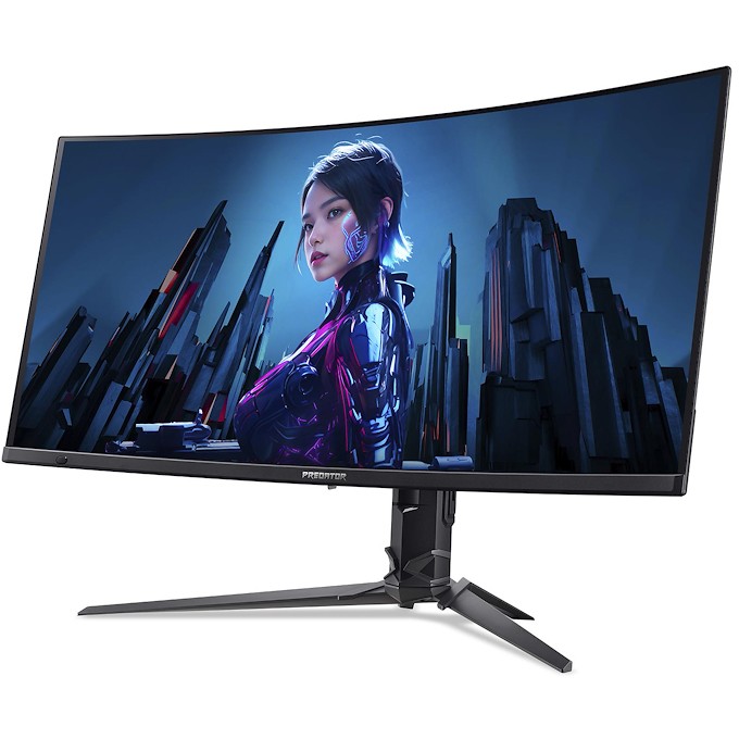 Monitor Gaming i lakuar Acer Predator X34X5b / 34" UltraWide Quad HD 240Hz 0.1 ms QD-OLED Curved / e zezë - Figura 3