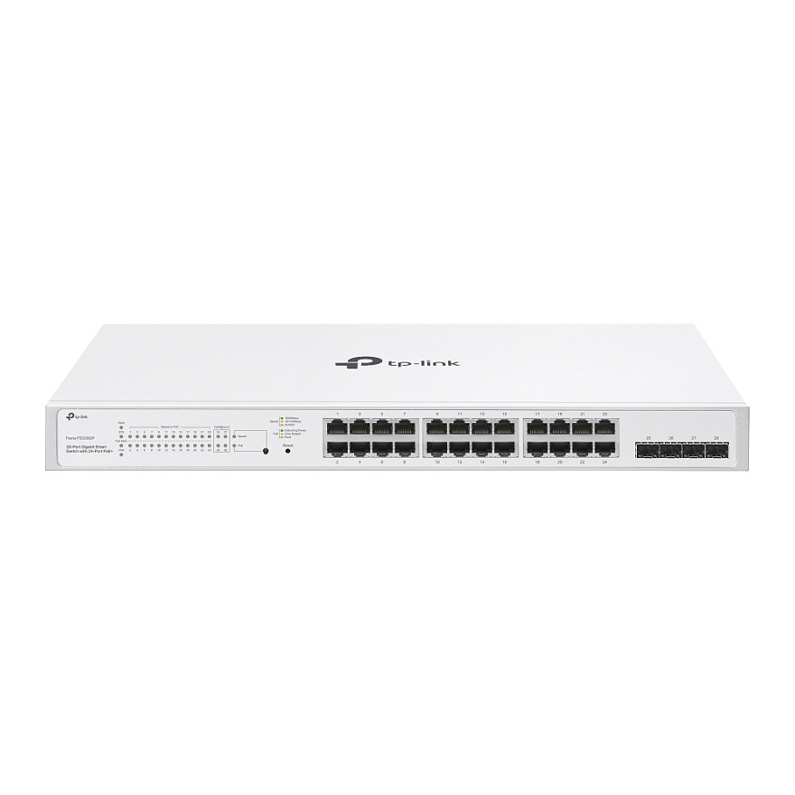 TP-Link Festa FS328GP Smart Switch - Managed 28-Port Gigabit PoE+ me 24 PoE+ dhe 4 SFP, 250W