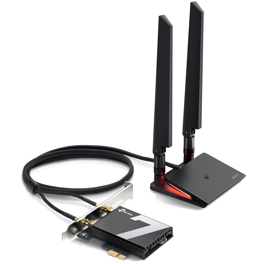 TP-Link Archer TBE550E BE9300 Tri-Band Wi-Fi 7 BT PCI Adapter - Figura 3