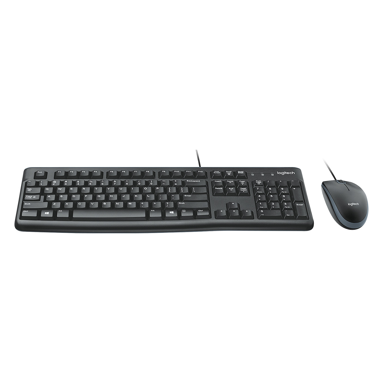 Combo (Tastierë & Maus) Logitech MK120 / Italian Layout / QWERTY - Zezë - Figura 3