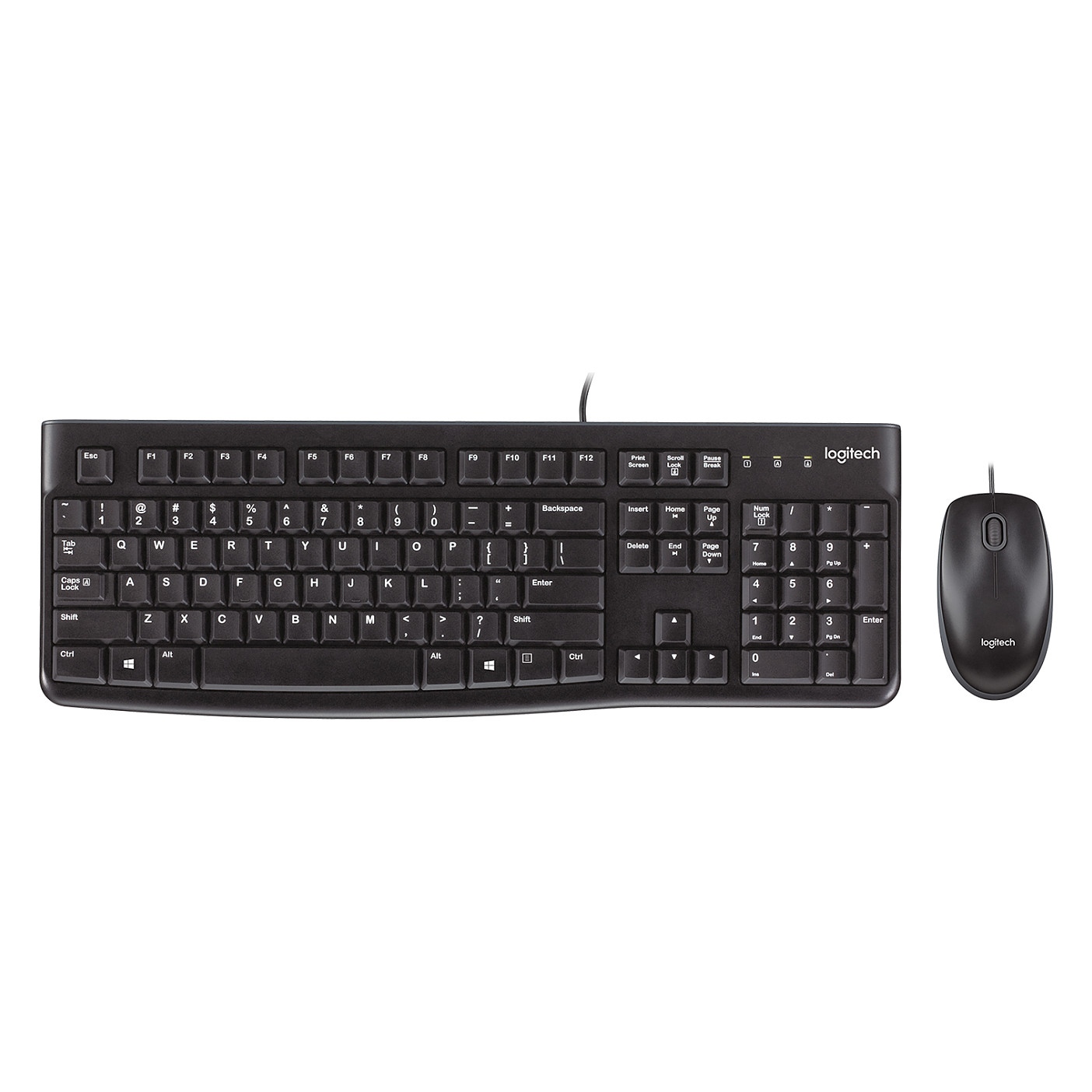 Combo (Tastierë & Maus) Logitech MK120 / Italian Layout / QWERTY - Zezë - Figura 4