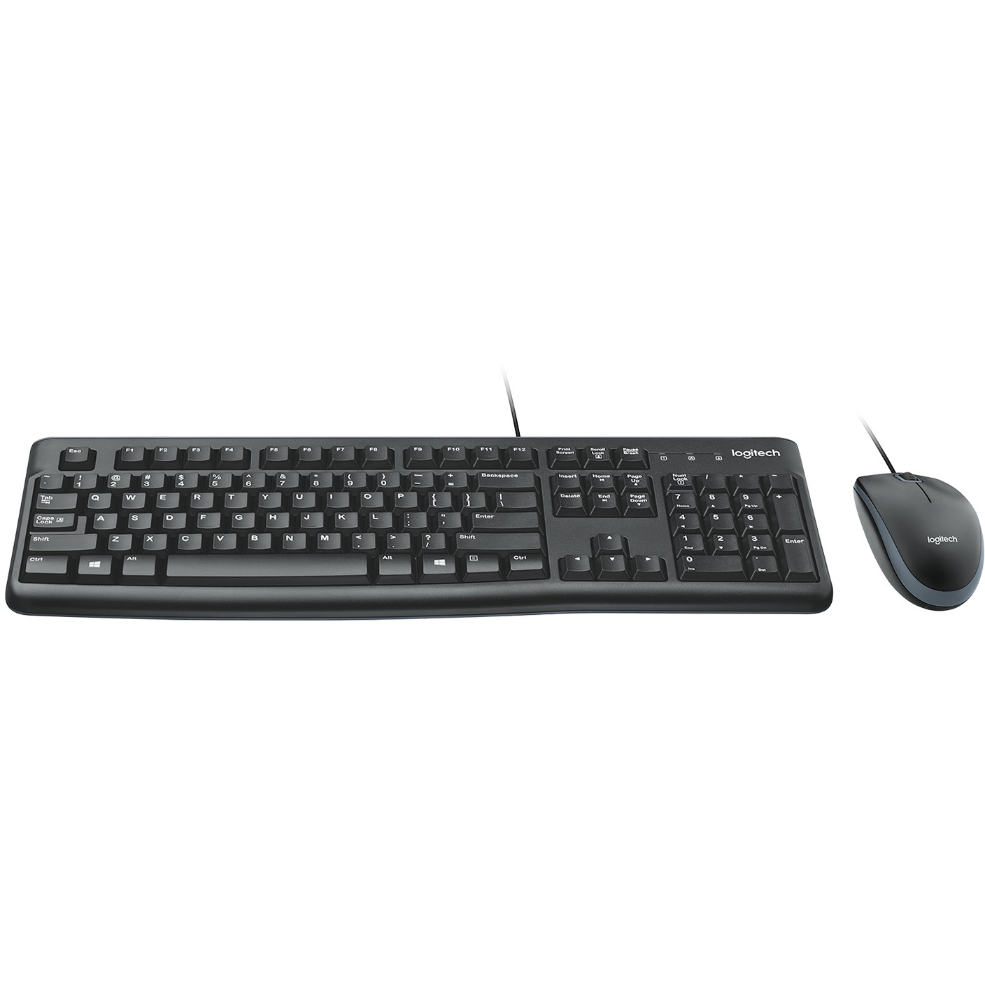 Combo (Tastierë & Maus) Logitech MK120 Wired Desktop / QWERTY CZ / USB - Zezë