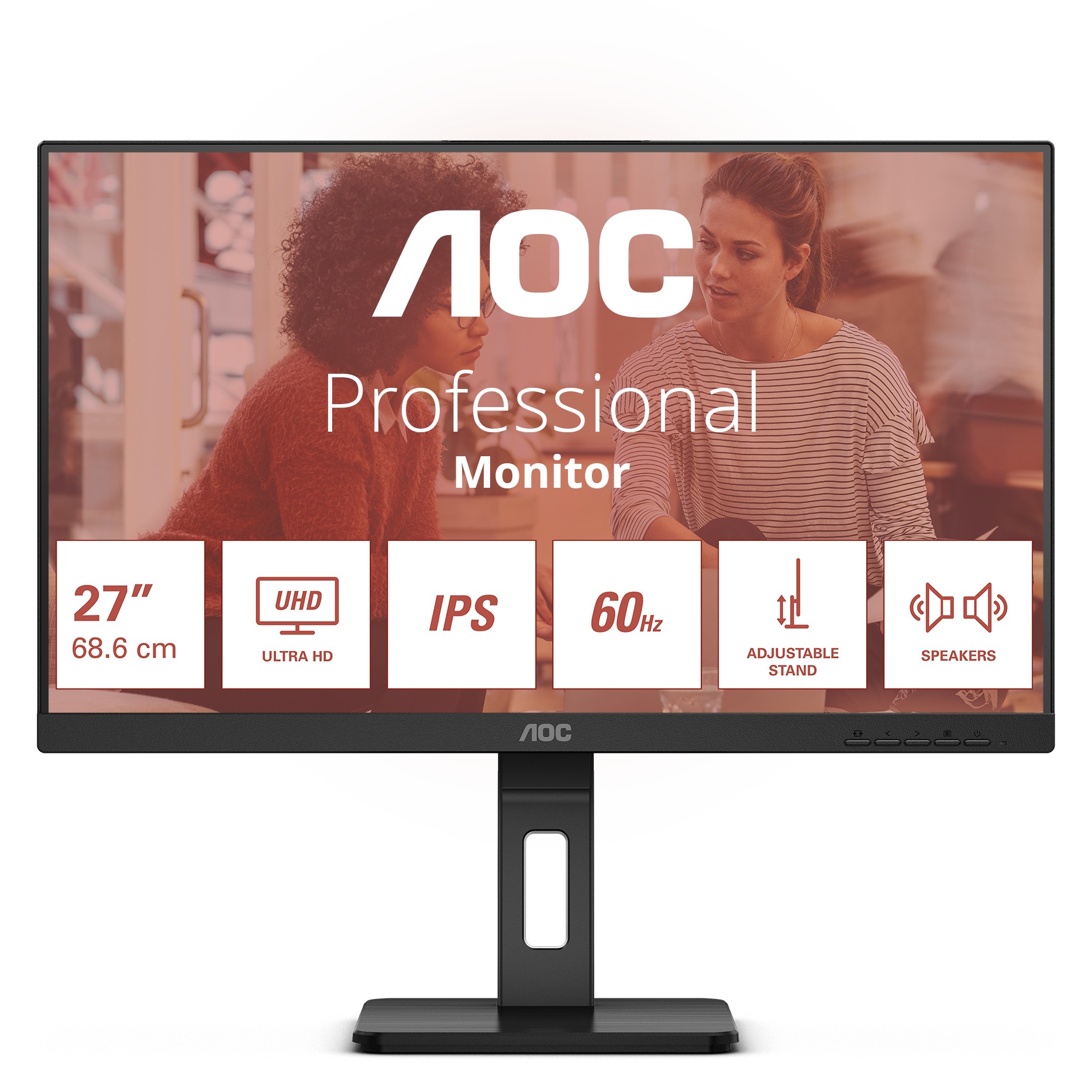 Monitor Philips U27E3UF / 27″ / 4K UHD IPS LED / 60 Hz / 4ms / HDMI + DP + USB - Zezë
