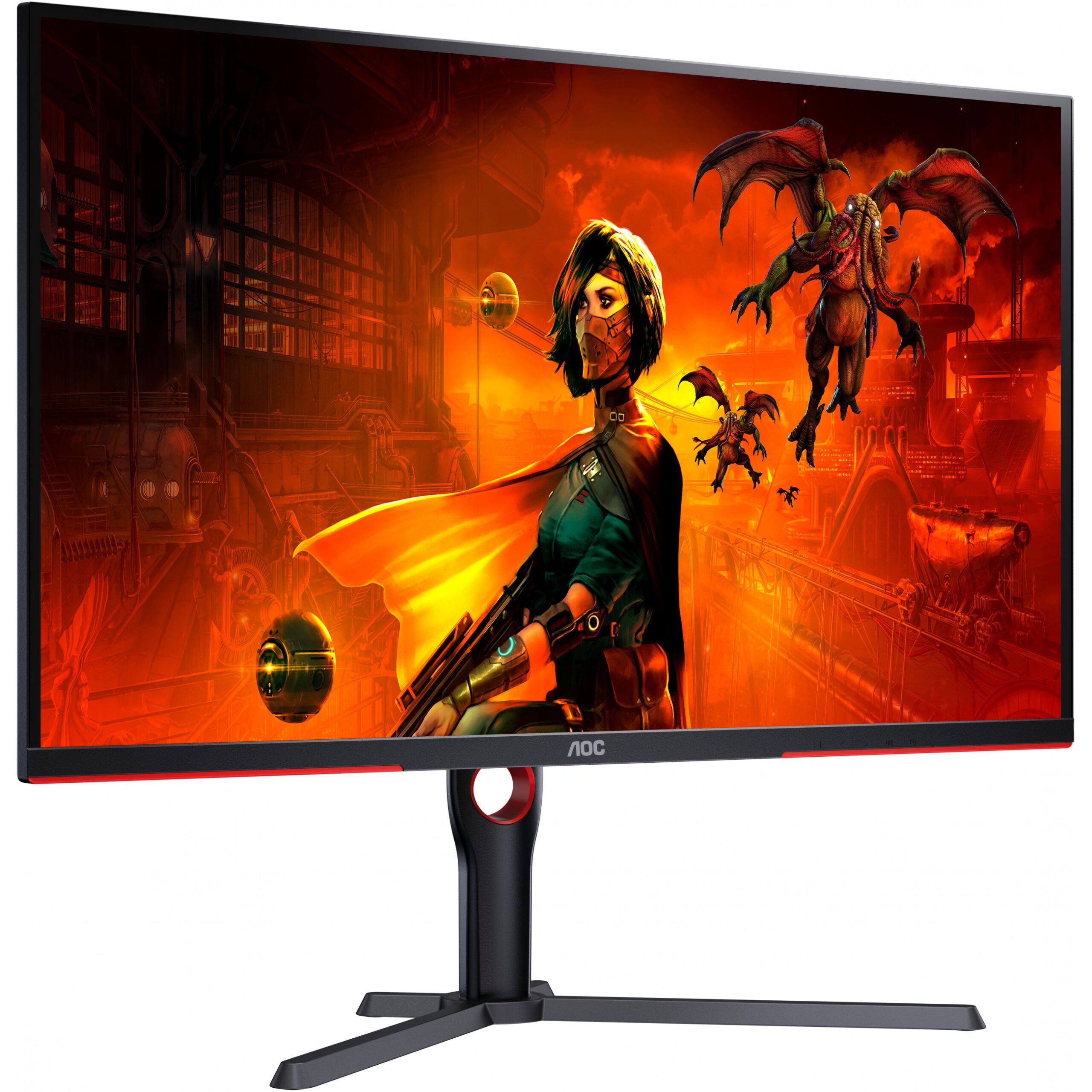 Monitor Gaming AOC U32G3X / 31.5"4K Ultra HD 144 Hz 1ms IPS / HDMI / DP / e zezë - Figura 4