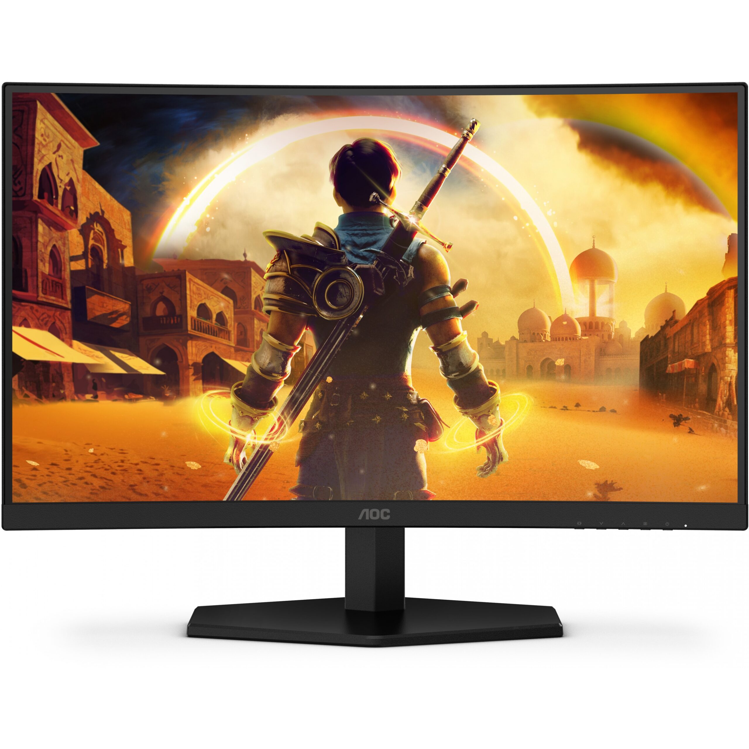 Monitor Gaming i lakuar AOC C24G42E / 23.6" 180 Hz 1 ms GTG Fast VA Curved / HDMI DP / e zezë - Figura 2
