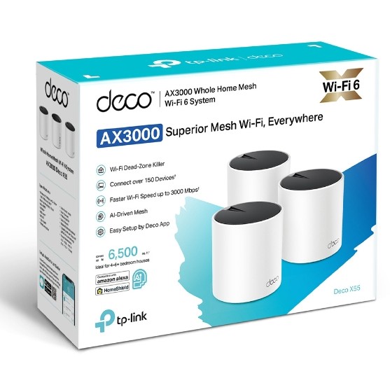 Access Point TP‑Link Deco X55 / 3‑Pack - Figura 3