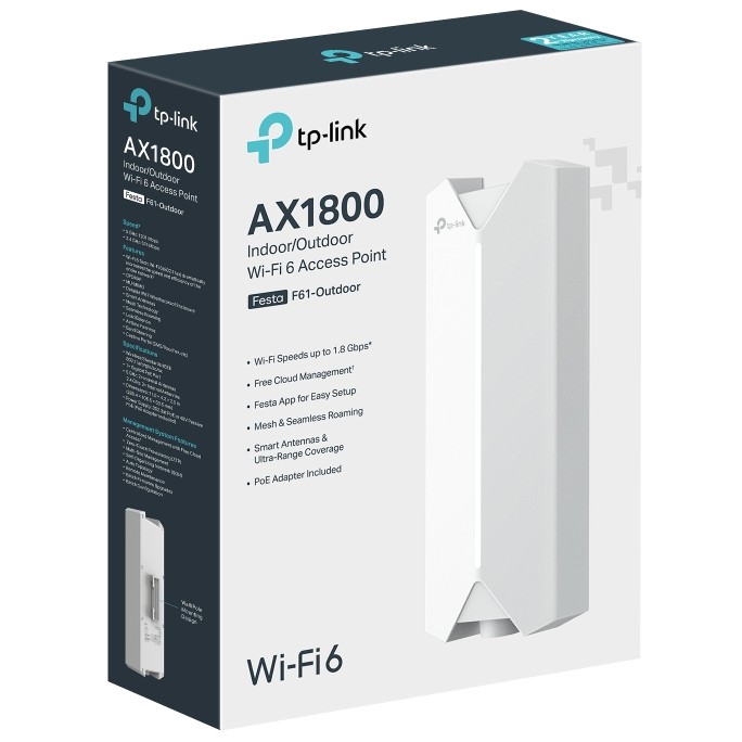 Access Point TP‑Link Festa F61‑Outdoor / AX1800 / Wi‑Fi 6 - Figura 5