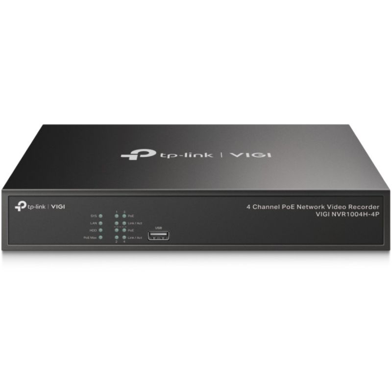 NVR TP-Link Omada IPCam VIGI NVR1004H-4P Channel PoE Video