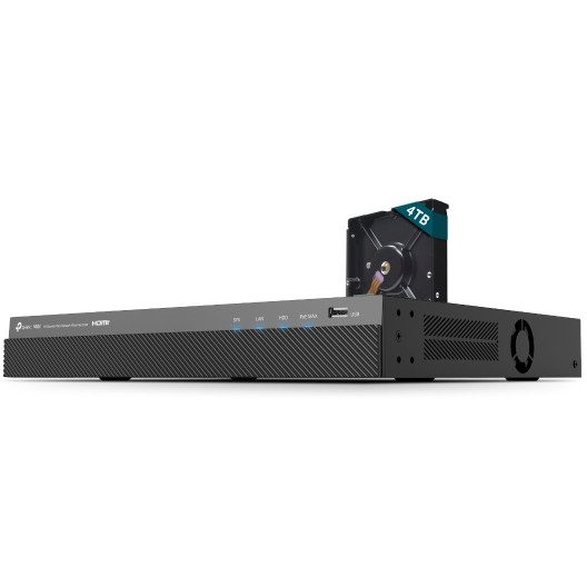 NVR TP-Link Omada IPCam VIGI NVR2016H-16MP-4TB 16 Channel PoE+