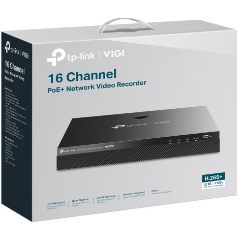 NVR TP-Link Omada IPCam VIGI NVR2016H-16MP-4TB 16 Channel PoE+ - Figura 5