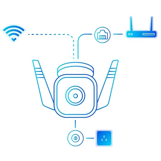 Kamera Sigurie IP CCTV TP-Link IPCam TC65 Home Security WIFI - Figura 3