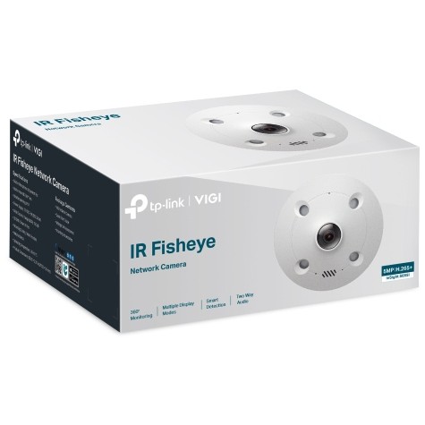 Kamera Sigurie IP CCTV TP-Link Omada IPCam InSight S655I VIGI 5MP IR Fisheye Network - Figura 4