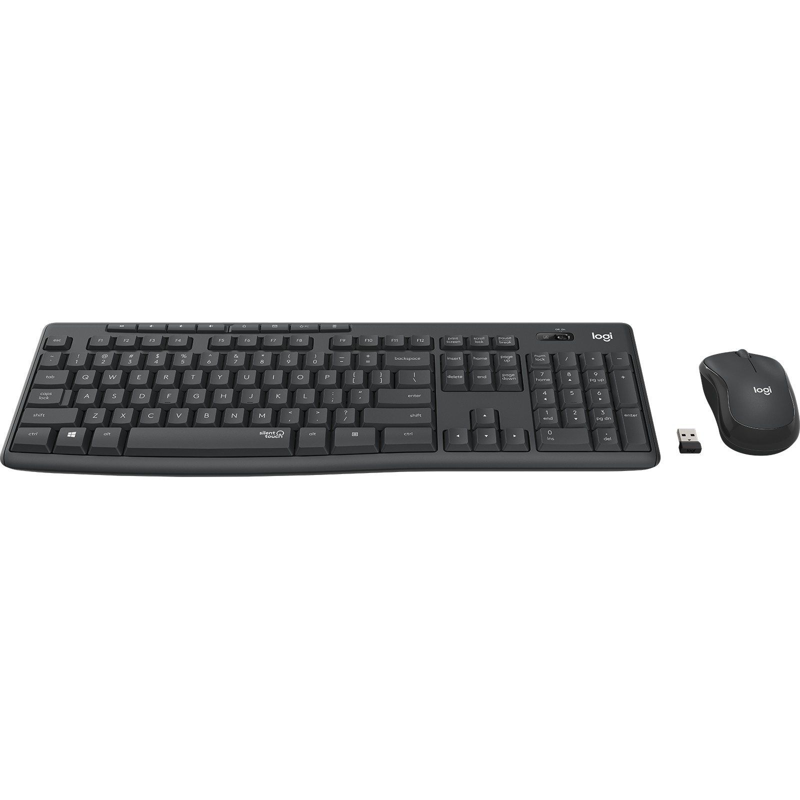 Combo (Tastierë & Maus) Logitech MK295 Silent Wireless Combo / QWERTY - Grafit - Figura 2