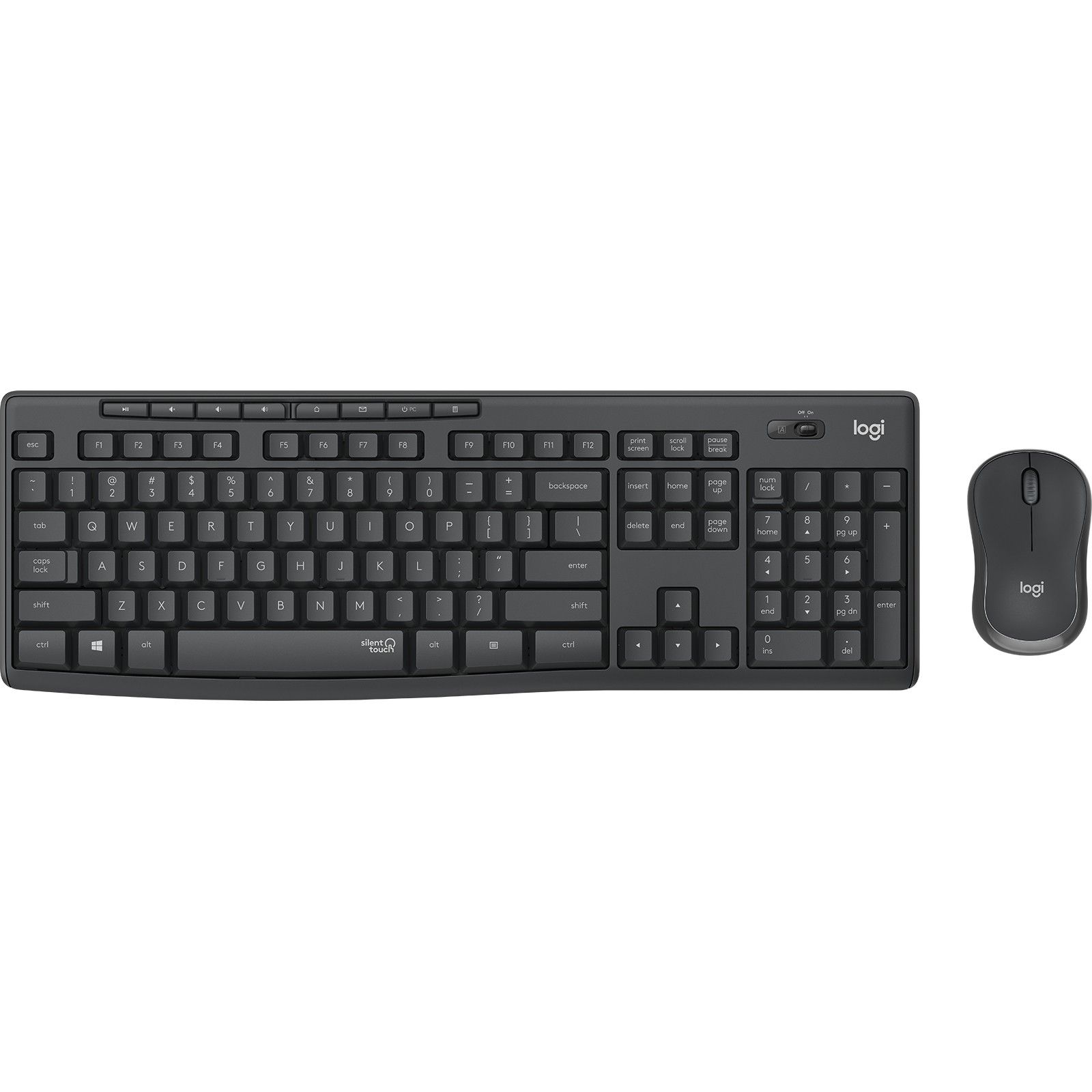 Combo (Tastierë & Maus) Logitech MK295 Silent Wireless / QWERTY - Grafit - Figura 2