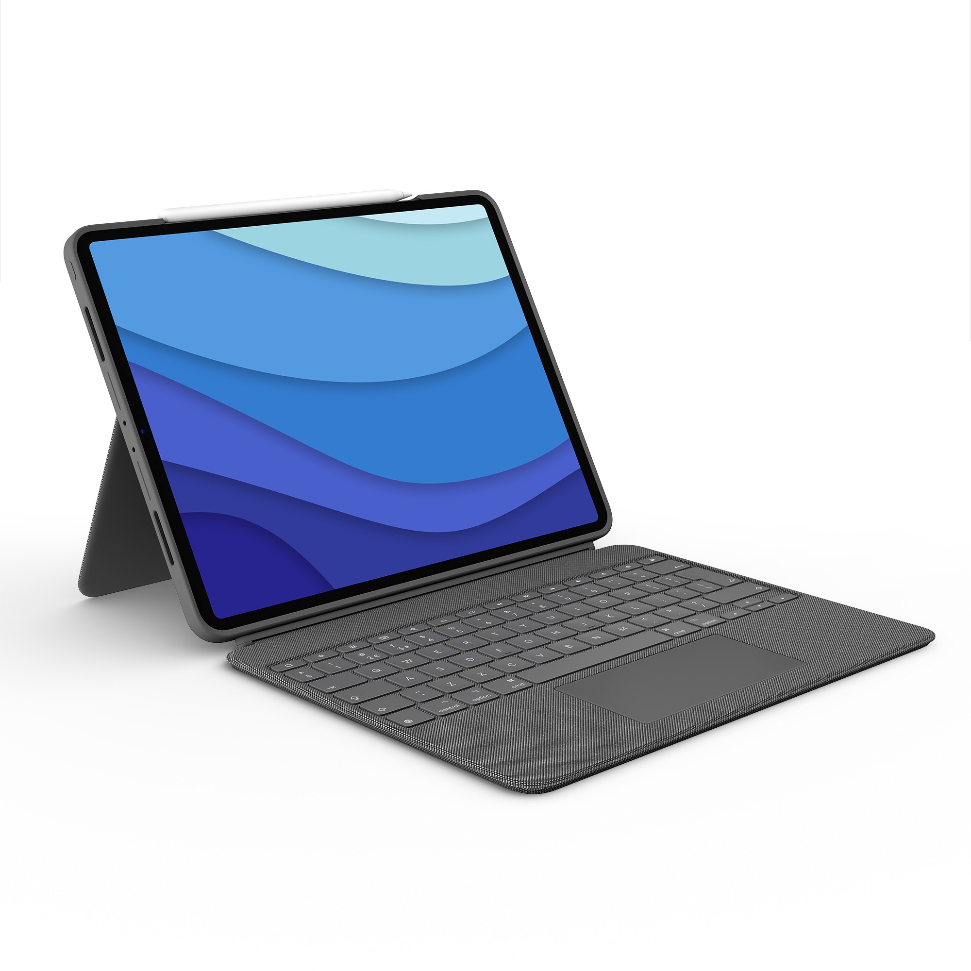 Aksesorë për tablet Logitech Combo Touch Keyboard Case for iPad Pro 12.9' (5th/6th Gen) / QWERTY - Gri - Figura 2