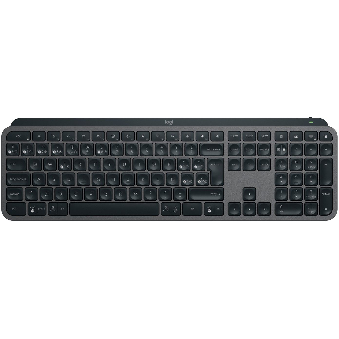 Combo(Tastierë & Maus) Logitech MX Keys for Business Gen / Spanish Layout - Grafit - Figura 2