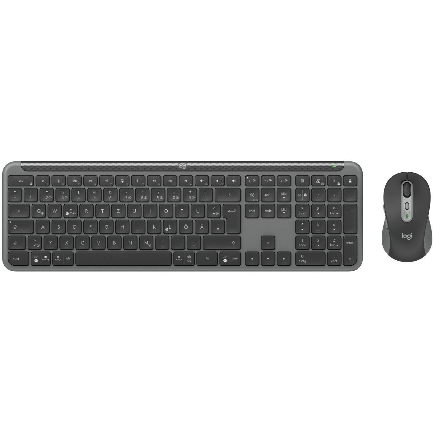 Combo (Tastierë & Maus) Logitech Signature Slim Combo MK950 / Multi-Device -Grafit