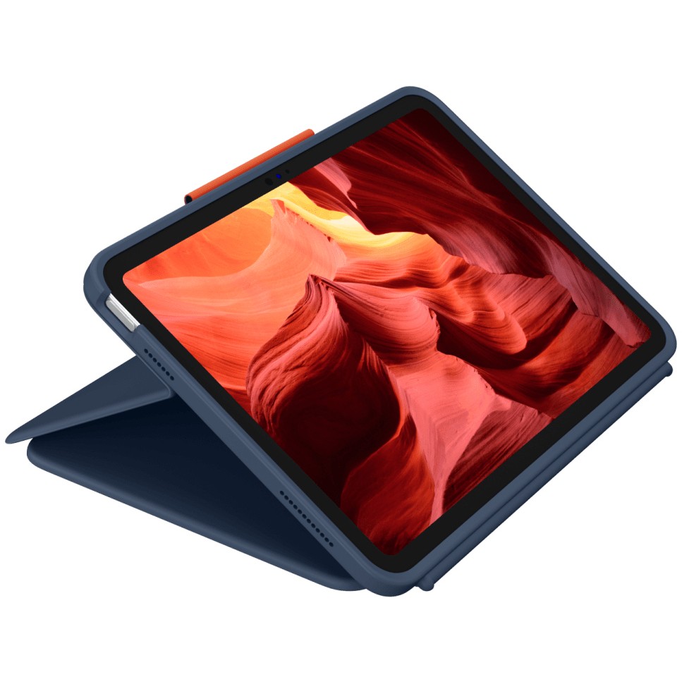 Tastierë Pa kabllo Logitech Rugged Combo 4 Touch for iPad 10.9" (10th gen) - Blu - Figura 4