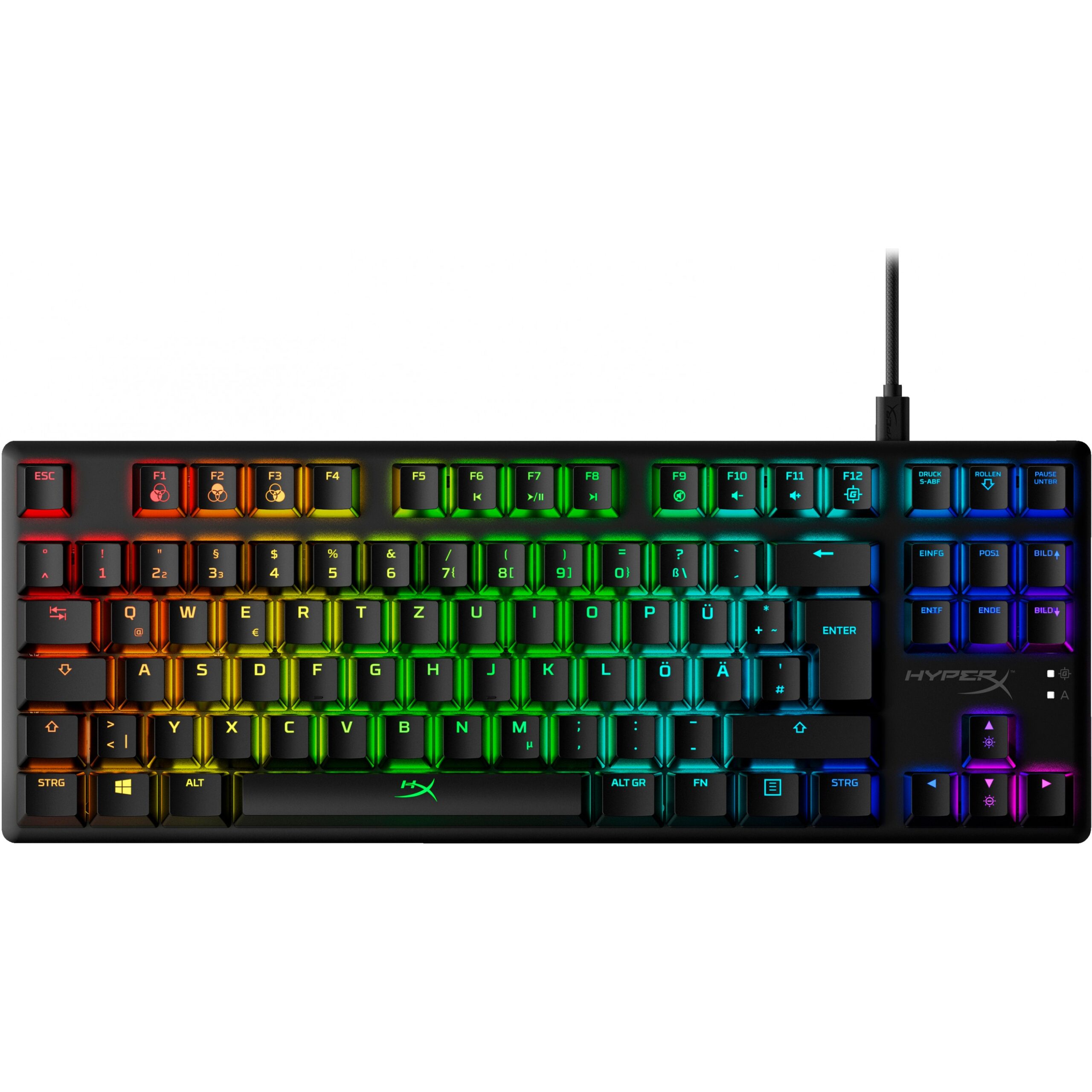 Tastierë Gaming HyperX Alloy Origins Core RGB Mechanical Wired / QWERTZ - Zezë