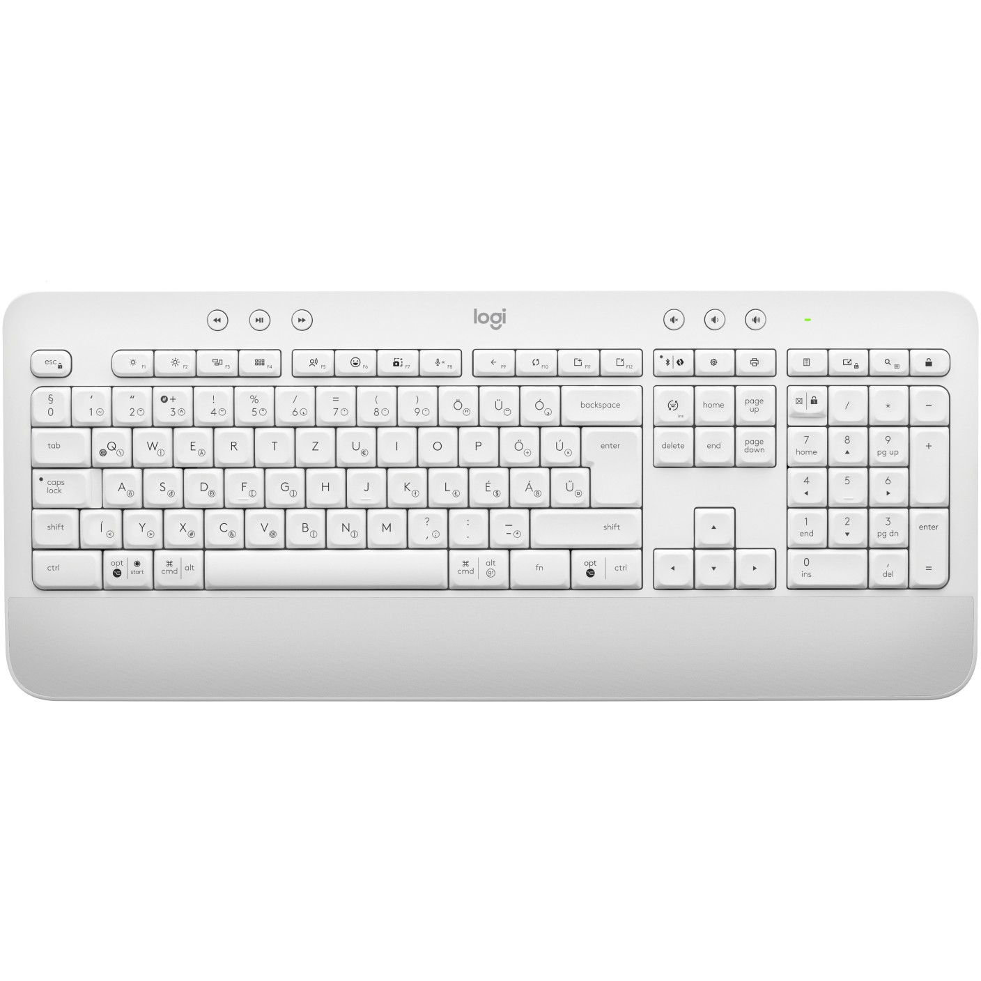 Combo (Tastierë+Maus) Wireless Logitech MK650 for Business / Hungarian Layout – Bardhë
