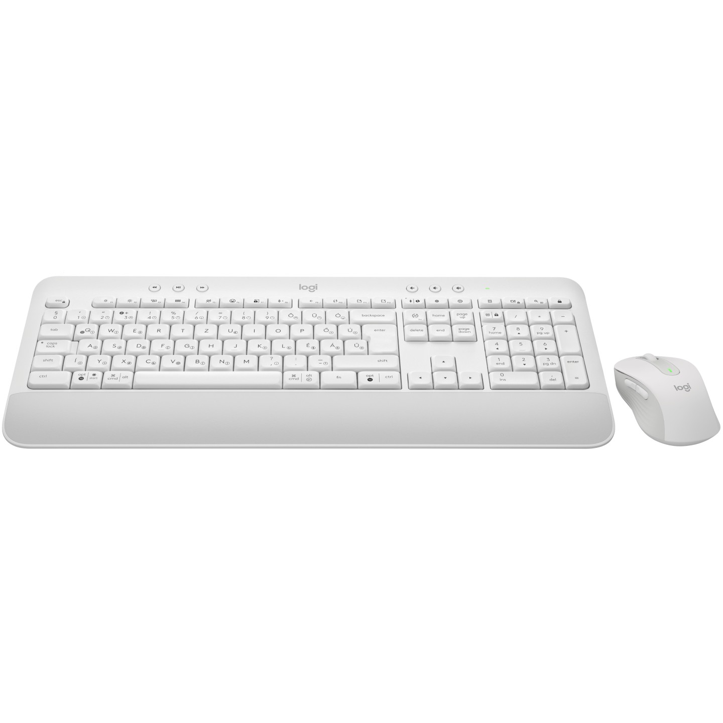 Combo (Tastierë+Maus) Wireless Logitech MK650 for Business / Hungarian Layout – Bardhë - Figura 2