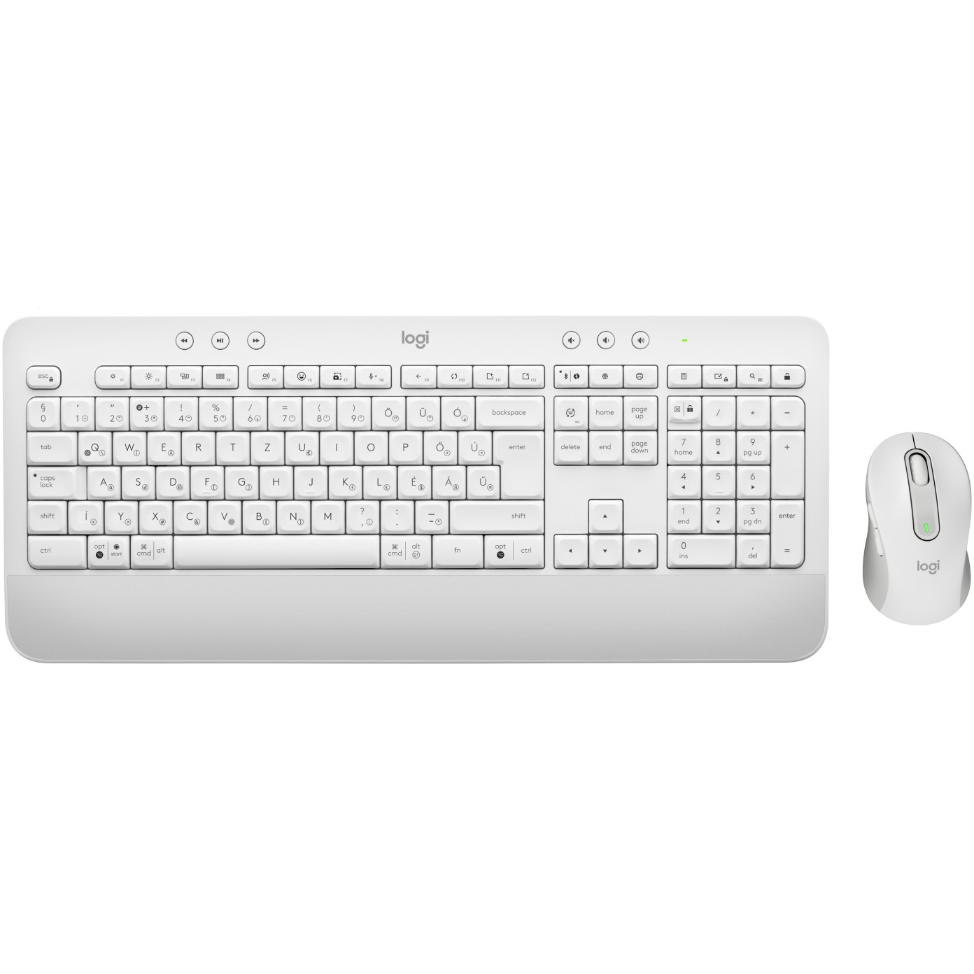 Combo (Tastierë+Maus) Wireless Logitech MK650 for Business / Hungarian Layout – Bardhë - Figura 5