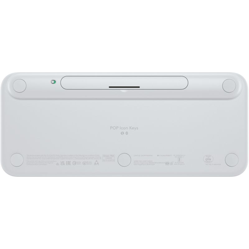 Tastierë Pa kabllo Wireless Logitech POP Keys Switch Brown / QWERTZ - Bardhë / Portokalli - Figura 5