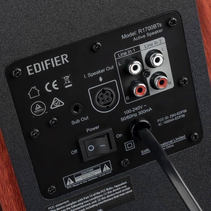 Altoparlantë Edifier Studio R1700BTs 2.0 Bluetooth Speaker System – Dru / Zezë - Figura 3