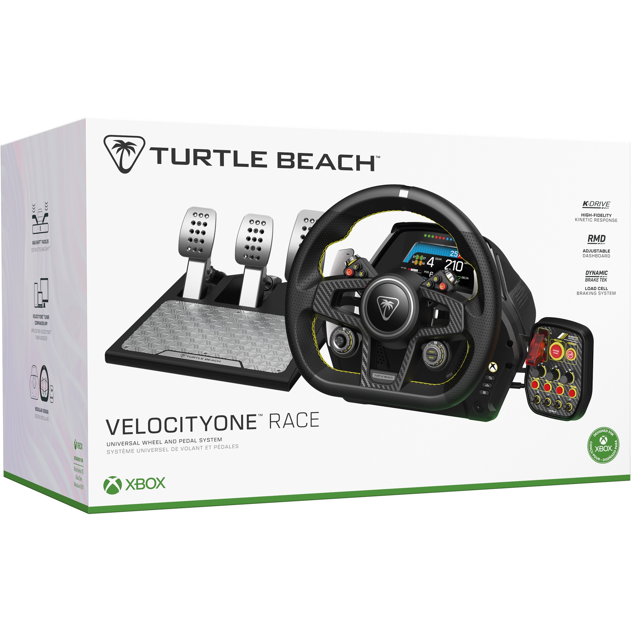 Timon & Pedale Turtle Beach VelocityOne Race PC/Konsole / E zezë - Figura 4