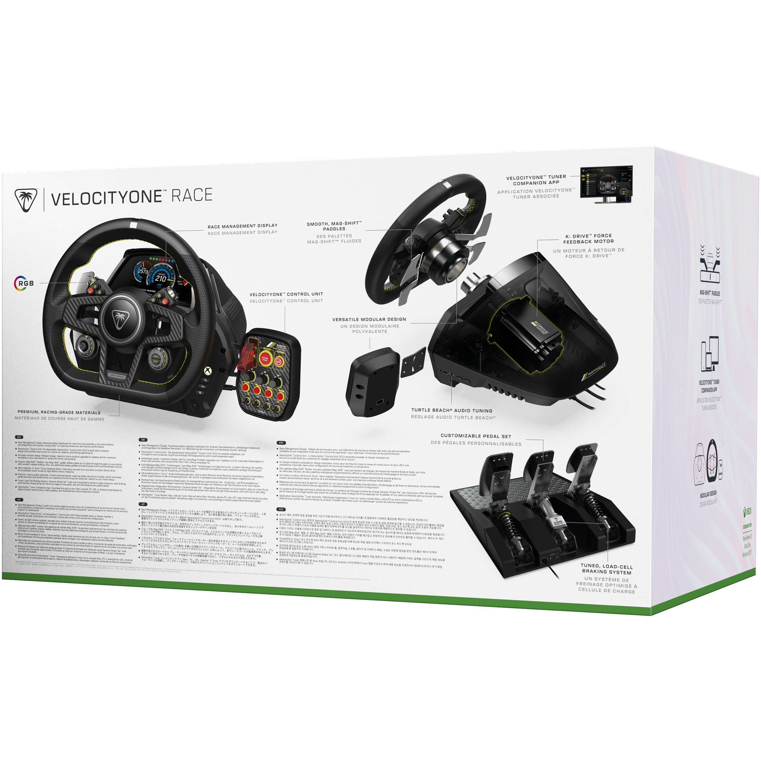 Timon & Pedale Turtle Beach VelocityOne Race PC/Konsole / E zezë - Figura 5
